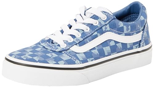 Vans Unisex Kinder Ward Sneaker, Mosaic Blue/White von Vans
