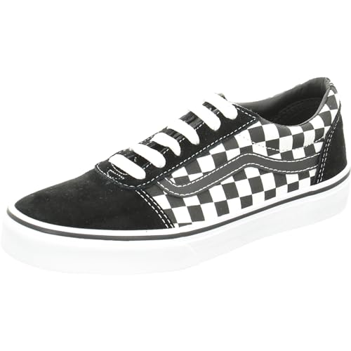 Vans Ward Suede/Canvas Turnschuh, Schwarz ((Checker) Black/True White Pvj), 30 EU von Vans