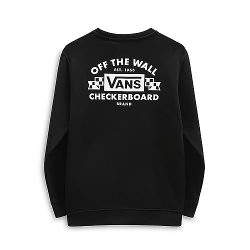 Vans Unisex-Kinder Workshop Crew Sweatshirt, Black, von Vans