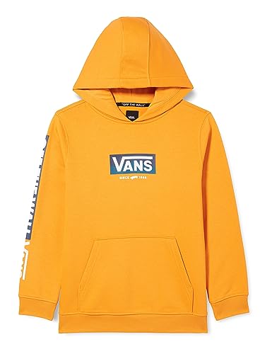 Vans Unisex-Kinder by Easy Logo PO Boys Hooded Sweatshirt, Golden Glow, von Vans