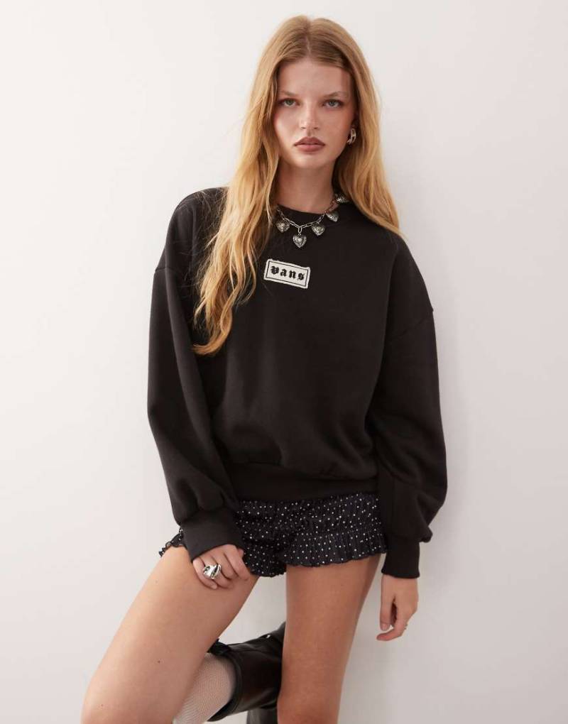 Vans - Upworn Retro - Sweatshirt in Schwarz mit Rundhalsausschnitt von Vans