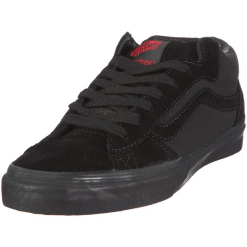 Vans VF4B2UR Herren Sneaker Schwarz (Black/Black/Red) EU 42, (US 9.0) von Vans