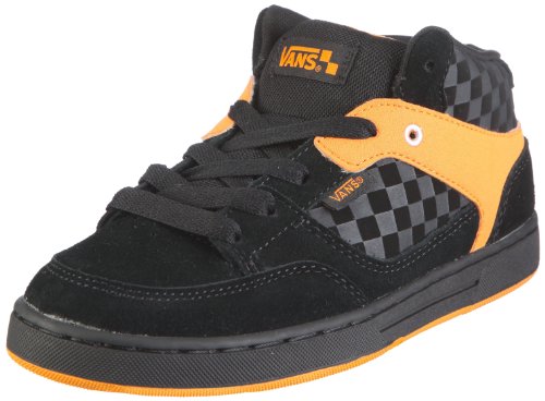 Vans VMAZ3L2 Unisex - Kinder Sneaker Schwarz ((Check)Blk/Orng) EU 37, (US 5.5) von Vans
