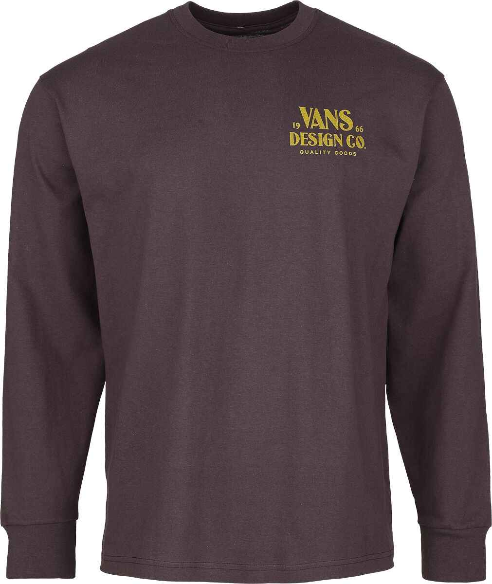 Vans Vans Hov Langarmshirt weinrot in XXL von Vans
