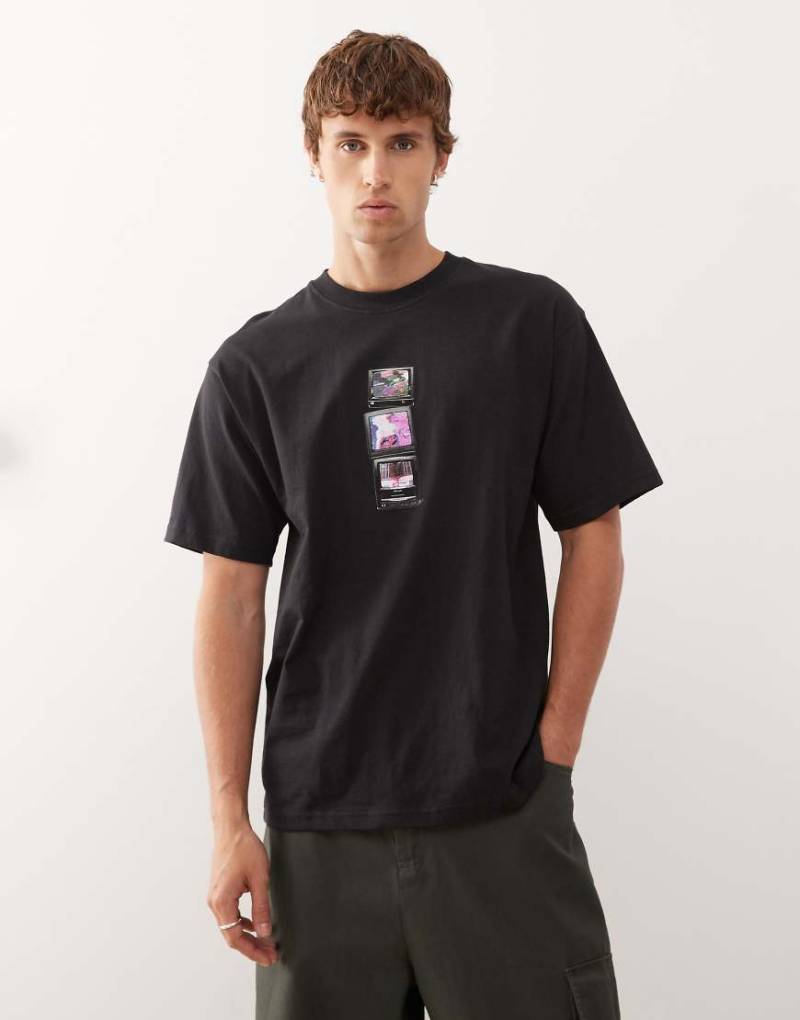Vans - Vee - T-Shirt in Schwarz von Vans