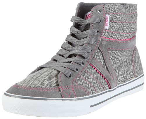 Vans W Corrie HI (Hbone) Gry/pink VKWLL9D, Damen Sneaker, Grau (Herringbone) Grey/pink, EU 36.5 von Vans