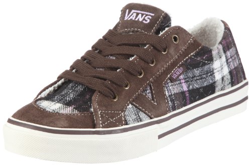 Vans W Tory (FlcePld) BRWN VOK654T, Damen Sneaker, Braun ((Fleece Plaid) Brown), EU 36.5 (US 6.5) von Vans