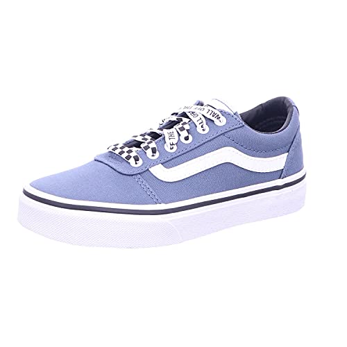 Vans Ward Canvas Jungen Sneaker, Blau Checker Lace Blue Mirage White Xxo, 31 EU von Vans