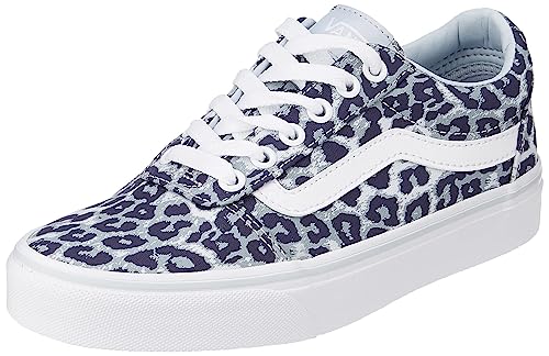 Vans Ward Seasonal Sneaker, Happy Warped Dress Blues, 36 EU von Vans