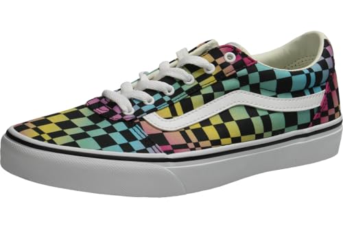 Vans Ward Sneaker, Trippy Checkerboard Multi/White, 38 EU von Vans