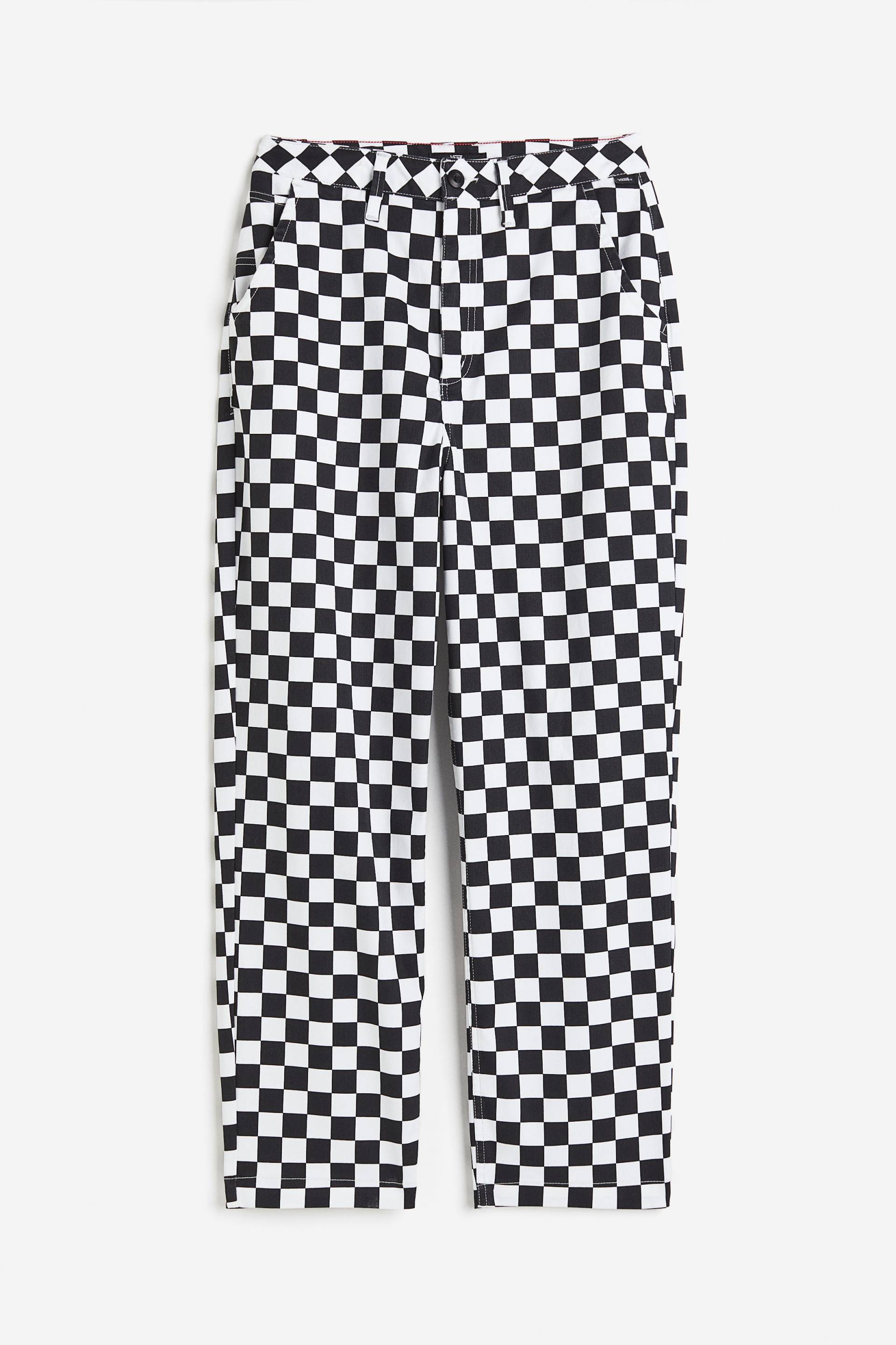 Vans Wm Authentic Wmn Chino Print Checkerboard, Chinohosen in Größe W 26 von Vans