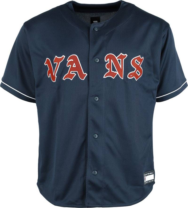 Vans Ye Olde Vans Baseball Jersey T-Shirt dunkelblau in M von Vans