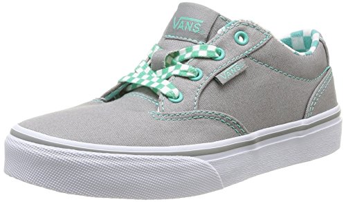 Vans Z Winston (Canvas), Damen Sneaker Grau Gris (Grey/Mint) 28 von Vans