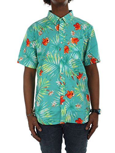 vans Herren Regular Fit Freizeithemd DAINTREE VA315T, Gr. X-Large, Mehrfarbig (Baltic Decay Palm KTM) von Vans