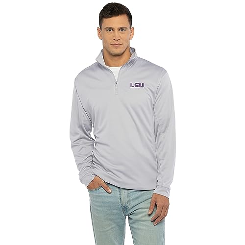 Vantage Apparel Herren Standard Collegiate Micro Mesh Performance Grey 1/4 Zip Pullover Vantage Apparel Herren Standard Collegiate Micro Mesh Performance Grey 1/4 Zip Pullover von Vantage Apparel