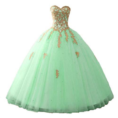 Vantexi Damen Liebsten Spitze Tüll Formellen Abendkleid Ballkleider Lange Brautkleider Hochzeitskleider Minze Größe 38 Vantexi Damen Liebsten Spitze Tüll Formellen Abendkleid Ballkleider Lange Brautkleider Hochzeitskleider Minze Größe 38 von Vantexi