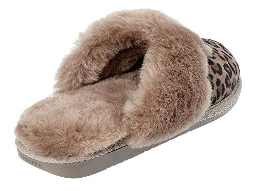 Vanuba Damen Pantoffeln Lammfell-Pantoffeln,Panther With Sheepskin Coat,36 EU von Vanuba