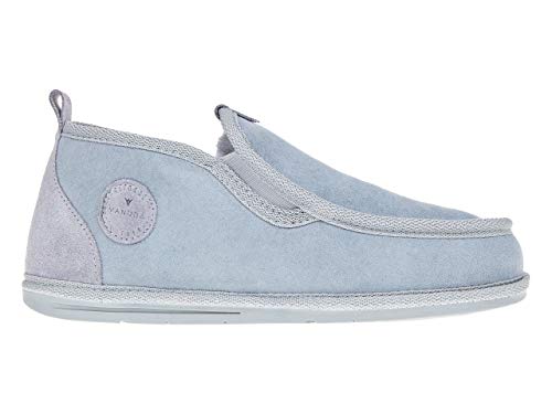 Vanuba Handgemacht Lammfell Warme Hausschuhe Herren Winter Kuschel Pantoffeln Geschlossen Hüttenschuhe Herren Hausschuhe 41 Grau von Vanuba