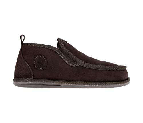 Vanuba - Herren Hausschuhe Bond 41 EU, Lammfell Winterschuhe, Warme Winter Schuhe Manner, Echtleder, Handgefertigt - Braun von Vanuba