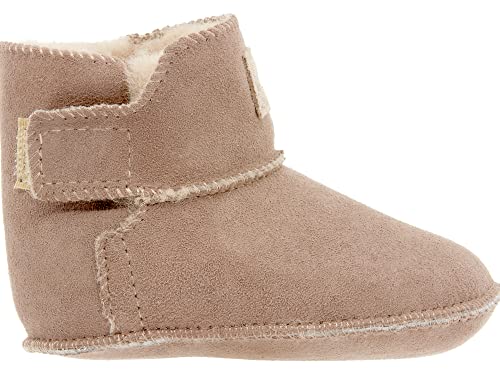 Vanuba - Kinder Hausschuhe Kiko 16 EU, Lammfell Winterschuhe, Baby Schuhe, Junge und Mädchen, Echtleder, Handgefertigt, Warme - Beige von Vanuba