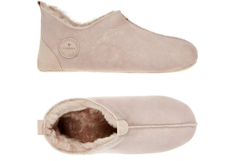 Vanuba OXFORD Herren Hausschuh Echtleder Hüttenschuhe/Winter-Hausschuhe/Gefüttert von Vanuba