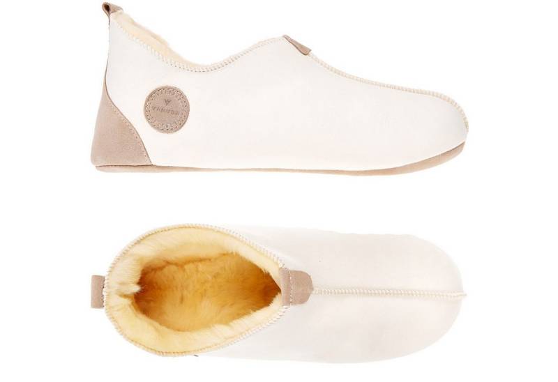 Vanuba OXFORD Relugan Herren Hausschuh Echtleder Hüttenschuhe/Winter-Hausschuhe/Gefüttert von Vanuba