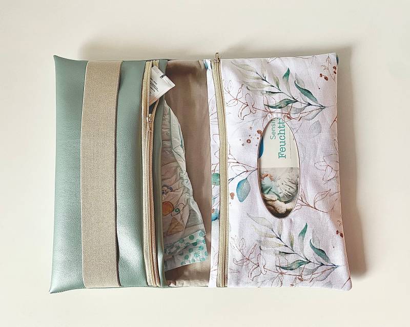 Wickeltasche Kunstleder Mint Eukalyptus Wickeltasche Kunstleder Mint Eukalyptus von Vanyvi