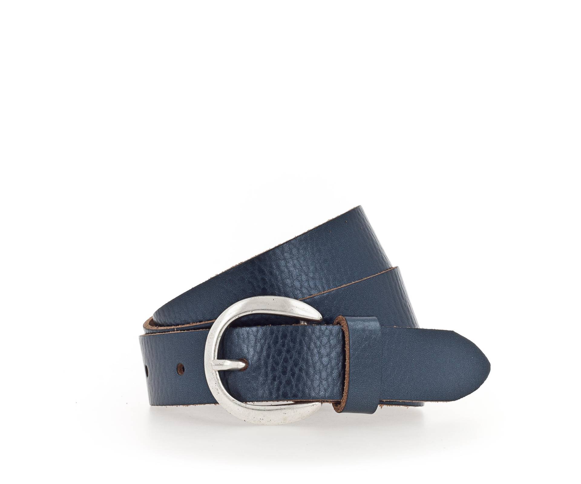 Vanzetti - 25 mm Gürtel blau-metallic | 2025-49nos 01.12.2025-08 - Gr. - 70 von Vanzetti