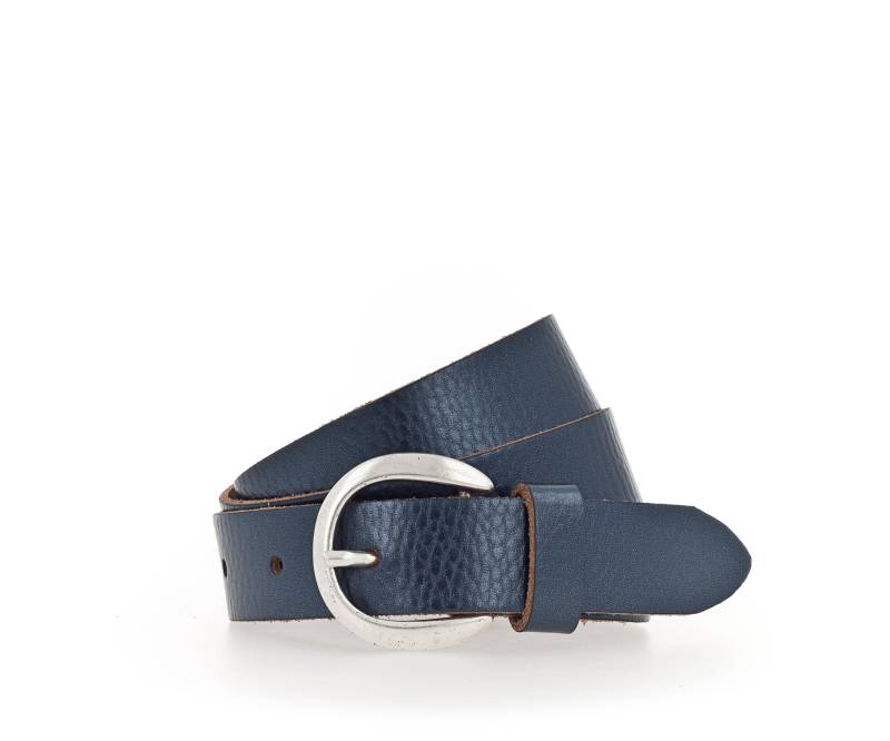 Vanzetti - 25 mm Gürtel blau-metallic | 2025-49nos 01.12.2025-08 - Gr. - 80 von Vanzetti