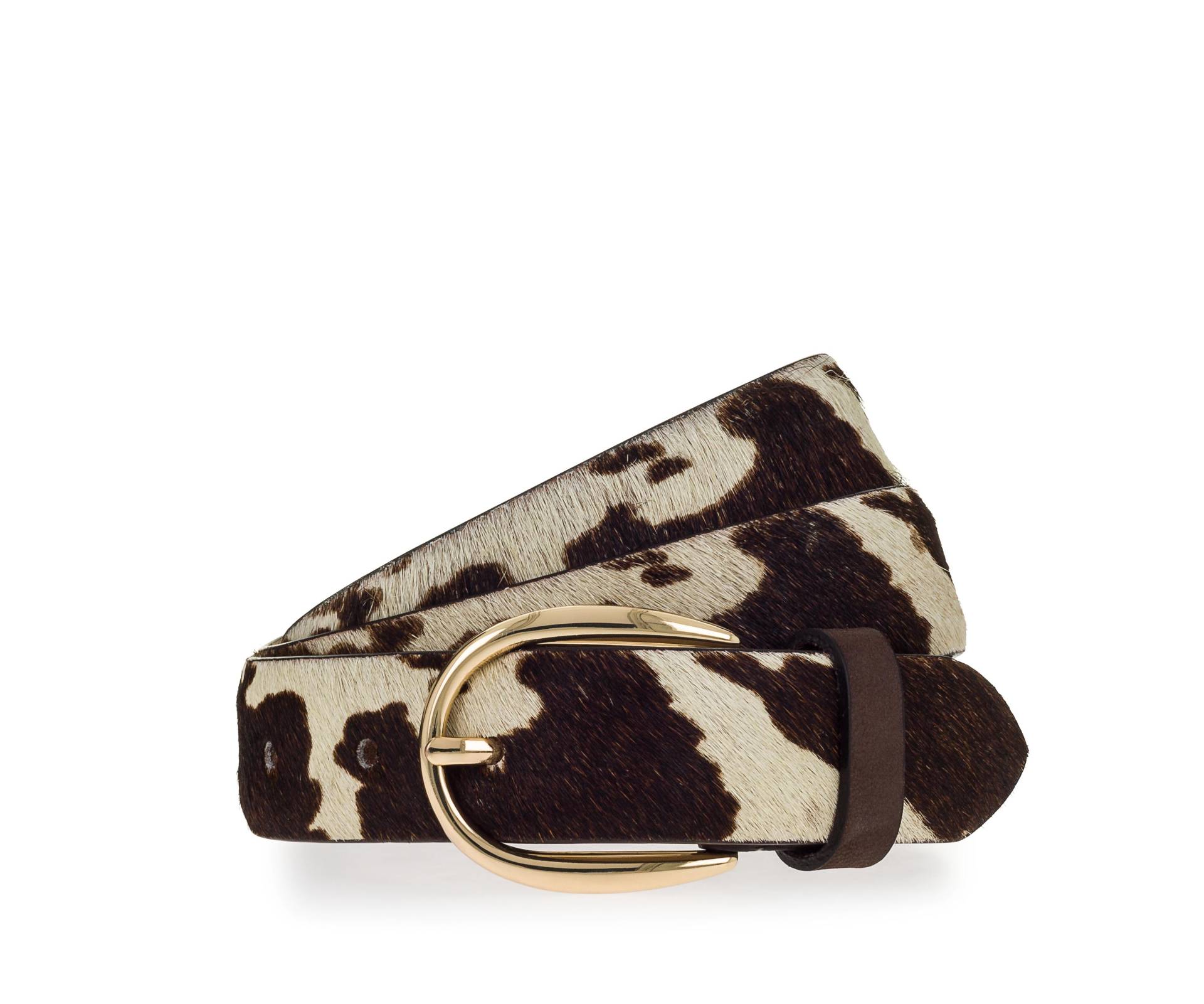 Vanzetti - 30 mm Ledergürtel dunkelbraun-weiß | 2025-48nos 24.11.2025 - Gr. - 105 von Vanzetti