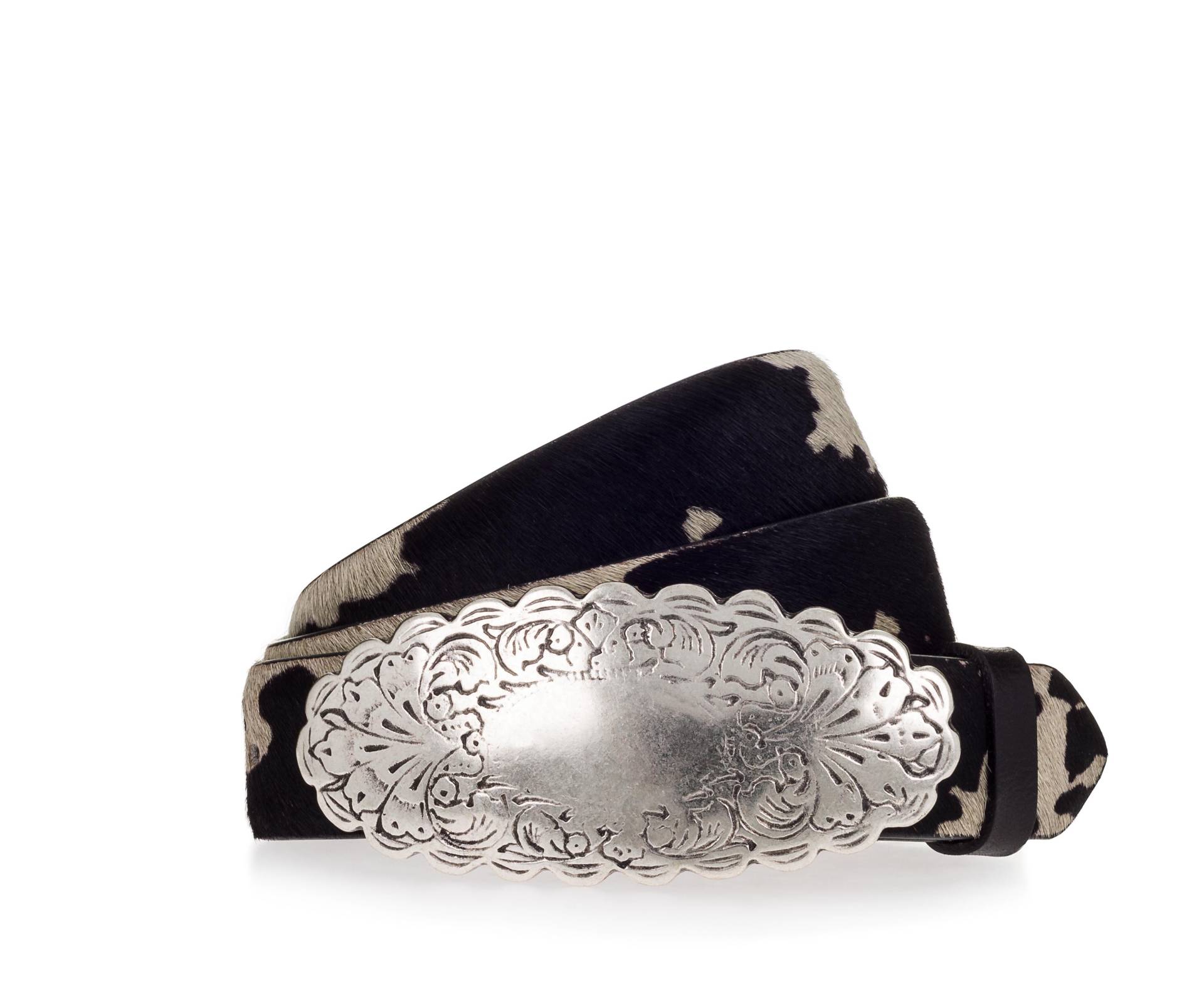 Vanzetti - 30 mm Ledergürtel schwarz-weiß | 2026-04n3w 19.01.2026-26. - Gr. - 80 von Vanzetti