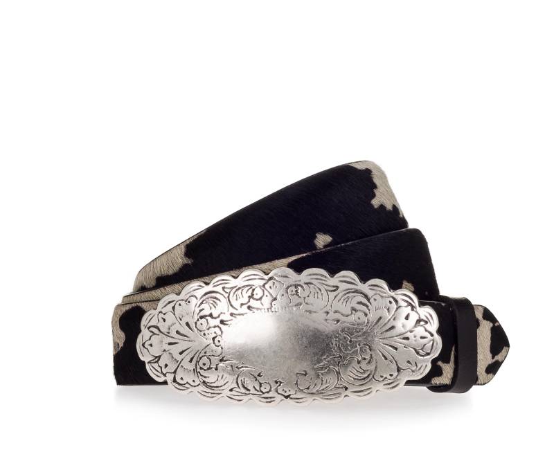 Vanzetti - 30 mm Ledergürtel schwarz-weiß | 2026-04n3w 19.01.2026-26. - Gr. - 80 von Vanzetti