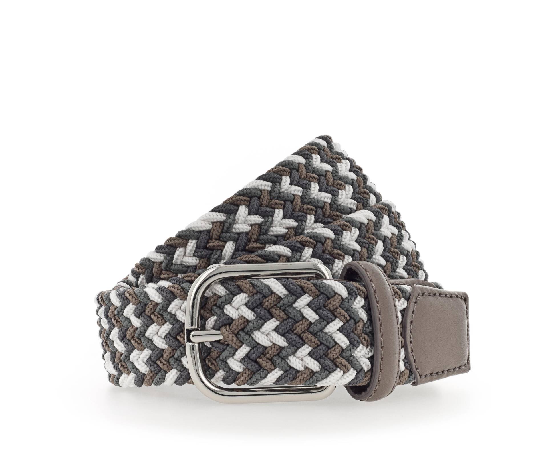 Vanzetti - 35 mm Bandgürtel mittelgrau-weiß | 2025-48nos 24.11.2025- - Gr. - 80 von Vanzetti