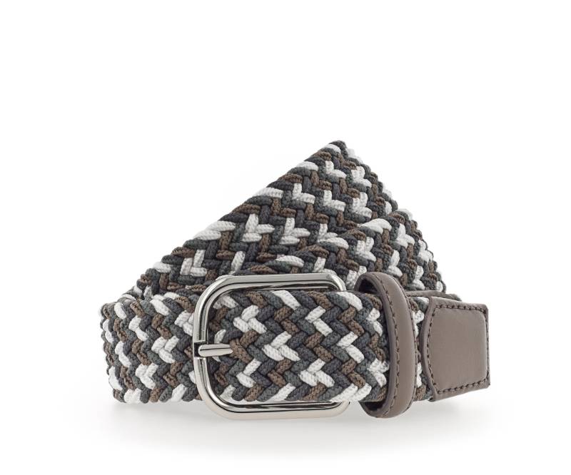 Vanzetti - 35 mm Bandgürtel mittelgrau-weiß | 2025-50nos 08.12.2025- - Gr. - 90 von Vanzetti