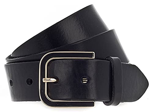 Vanzetti 35mm Leather Belt W105 Black von Vanzetti