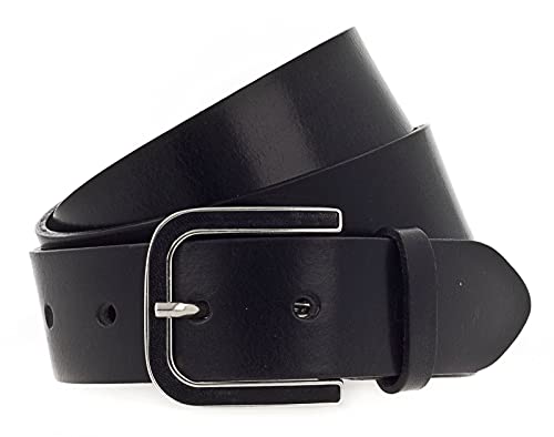 Vanzetti 35mm Leather Belt W85 Black von Vanzetti