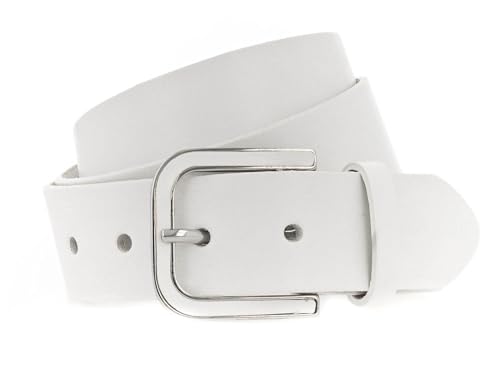 Vanzetti 35mm Leather Belt W95 White von Vanzetti