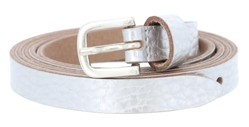 Vanzetti Chain Reaction 15mm Metallic Belt W75 Silver Metallic von Vanzetti