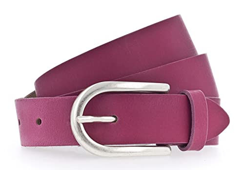 Vanzetti Classics 30mm Leather Belt W100 Fuchsia von Vanzetti