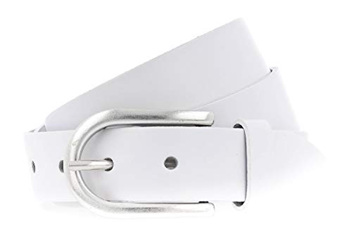 Vanzetti Classics 30mm Leather Belt W105 White von Vanzetti