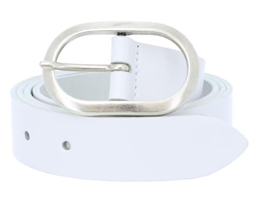 Vanzetti Classics 30mm Leather Belt W80 White von Vanzetti