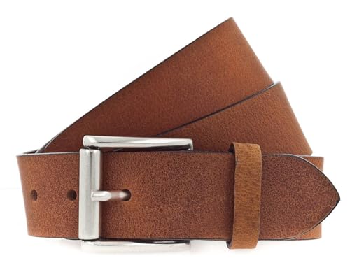 Vanzetti Classics 40mm Full Leather Belt W85 Cognac - kürzbar von Vanzetti