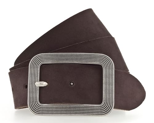 Vanzetti Classics 40mm Suede Belt W95 Dark Brown von Vanzetti