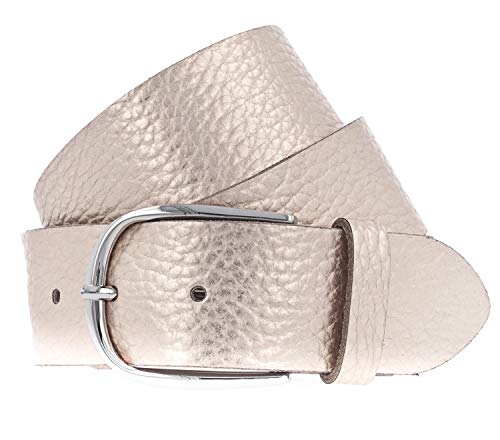 Vanzetti Glitter Radiance 40mm Metallic Belt W75 Light Copper Metallic von Vanzetti