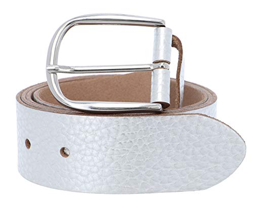 Vanzetti Glitter Radiance 40mm Metallic Belt W75 Silver Metallic von Vanzetti