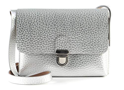 Vanzetti Glitter Radiance Horizontal Crossbody Bag Silver Metallic von Vanzetti