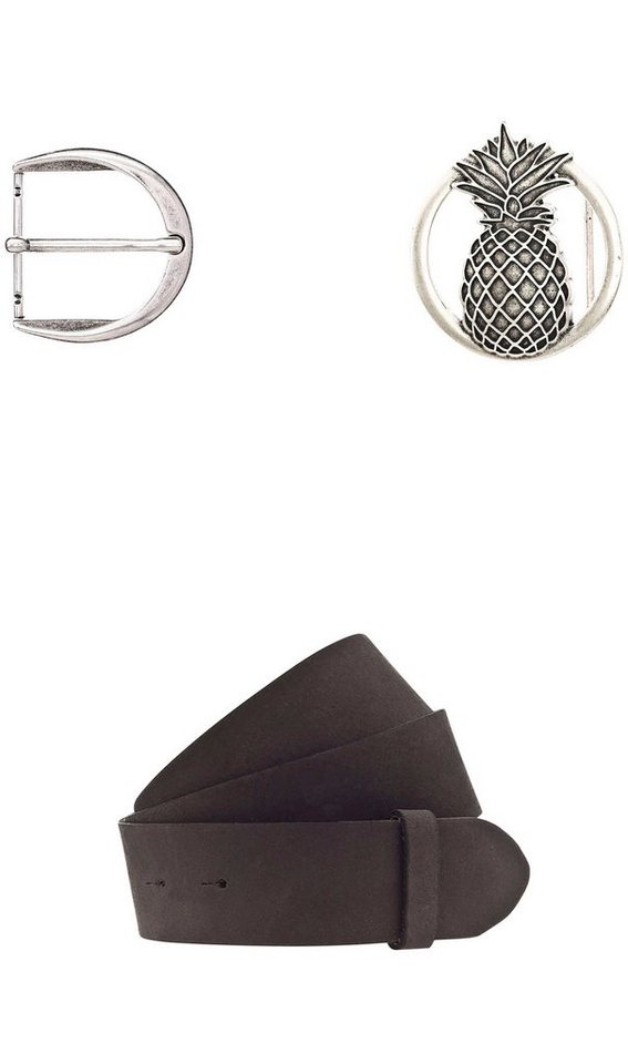Vanzetti Ledergürtel (Set) mit auswechselbaren Schließen von Vanzetti