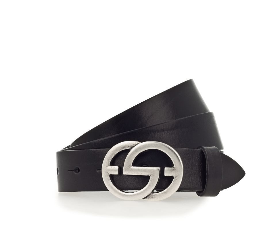 Vanzetti Ledergürtel mit modischer Schnalle - 30 mm - Damengürtel einfarbig von Vanzetti