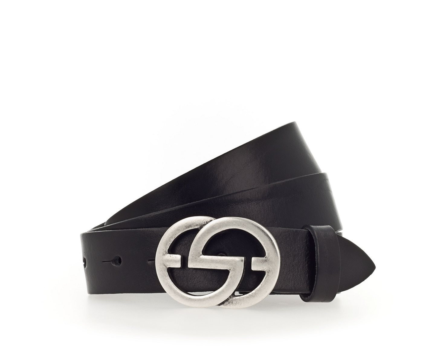 Vanzetti Ledergürtel mit modischer Schnalle - 30 mm - Damengürtel einfarbig von Vanzetti