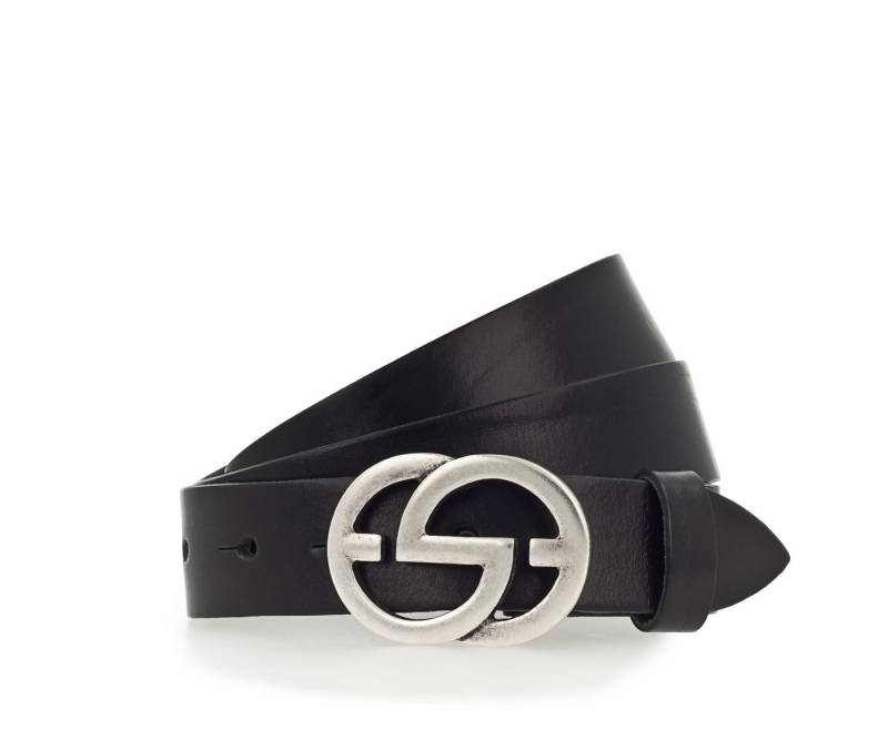 Vanzetti Ledergürtel mit modischer Schnalle - 30 mm - Damengürtel einfarbig von Vanzetti